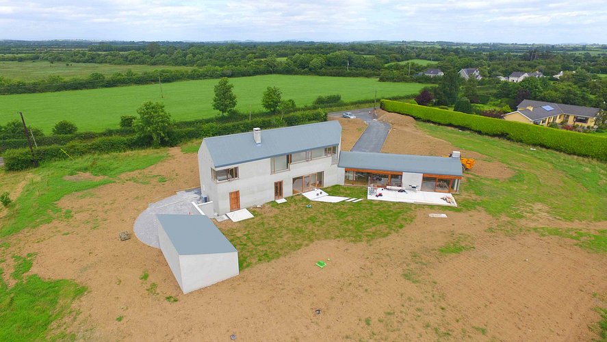 Aerial image from rear